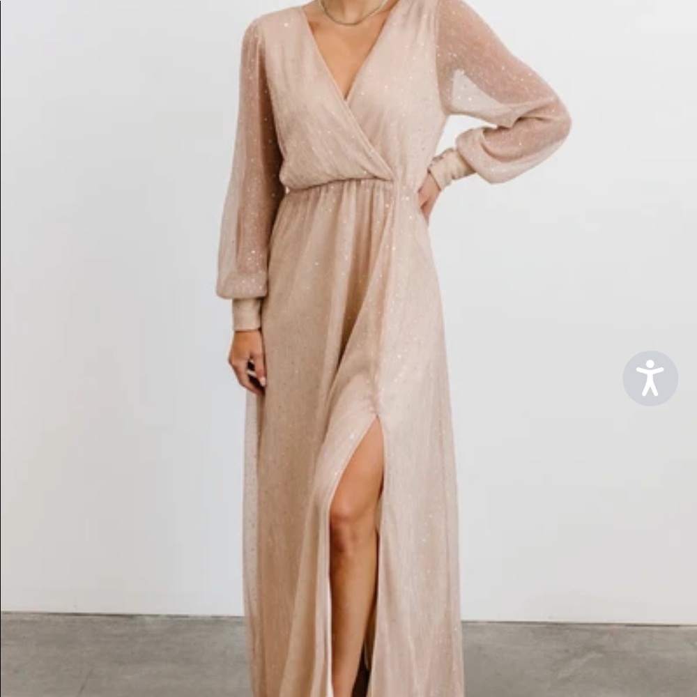 Balticborn champagne gown size xxl NWTs